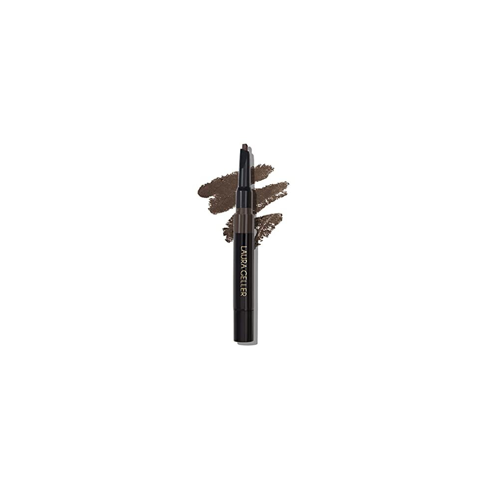 LAURA GELLER NEW YORK Sculpt-n-Stay Waterproof Brow Pencil & Gel- Dark Brown