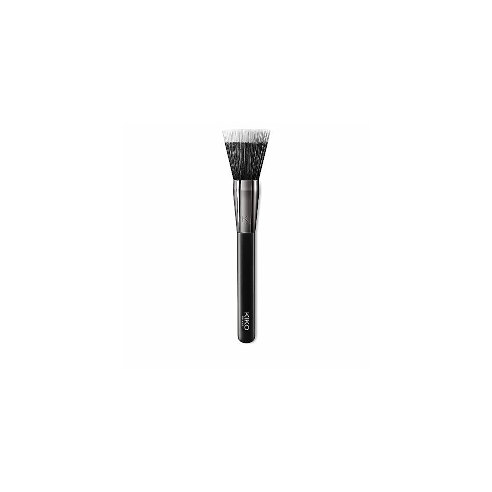 Kiko Milano Cream Face 04 Stippling Foundation Brush | Cone-Shaped Brush With Synthetic Bristles For Applying Liquid Or Foundation