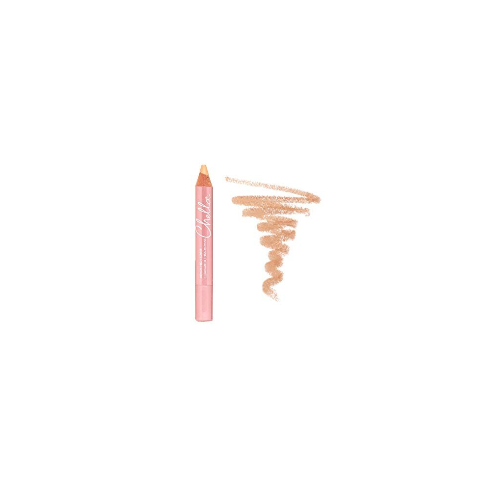 Chella Highlighter Makeup Pencil - Vegan, Cruelty Free, Paraben Free, Gluten Free - Use As A Highlighter, Concealer And Under Eye Liner (Medium Matte)