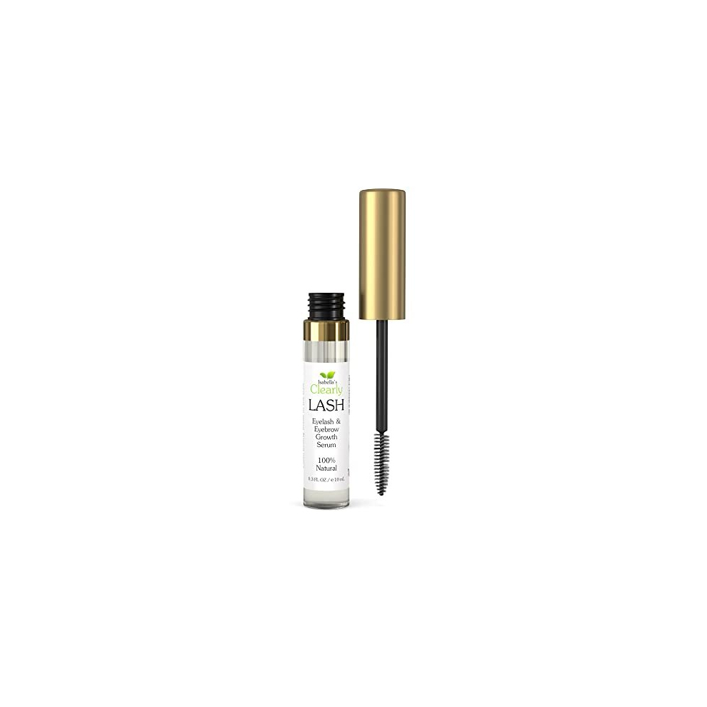 Isabella's Clearly Clearly Lash, Natural Eyelash Growth Serum For Longer, Fuller Enhanced Lashes And Brows With Castor Oil + Vitamin E | Irritation Free And Paraben Free