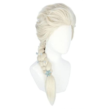 Cosplay Wig Womens or Girls Long Braid Blonde Wig Adult Cosplay Halloween Costume Fancy Dress Wig