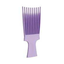 | Hair Pick for 3C-4C Hair Curls | Faster Styling with Ergonomic Handle | Bottle-Shaped Teeth for Lift & Volume | No Pull or Snag | Lilac