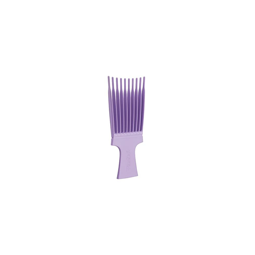 | Hair Pick for 3C-4C Hair Curls | Faster Styling with Ergonomic Handle | Bottle-Shaped Teeth for Lift & Volume | No Pull or Snag | Lilac