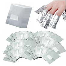 Nail Polish Remover Gel Polish Remover Soak Off Foils Gel Nail Polish Remover Wrap Foils with Lager Cotton Pad Nail Gel Remover Tool (500pc)