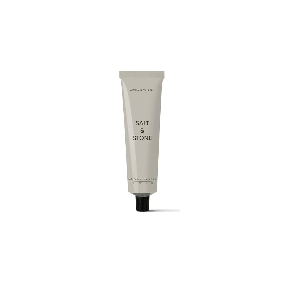 Salt & Stone Cream Hand - Santal | Hand For Women & Men | Hydrates, Nourishes & Softens Skin | Restores Dry Cracked Hands | Fast-Absorbing | Cruelty-Free &