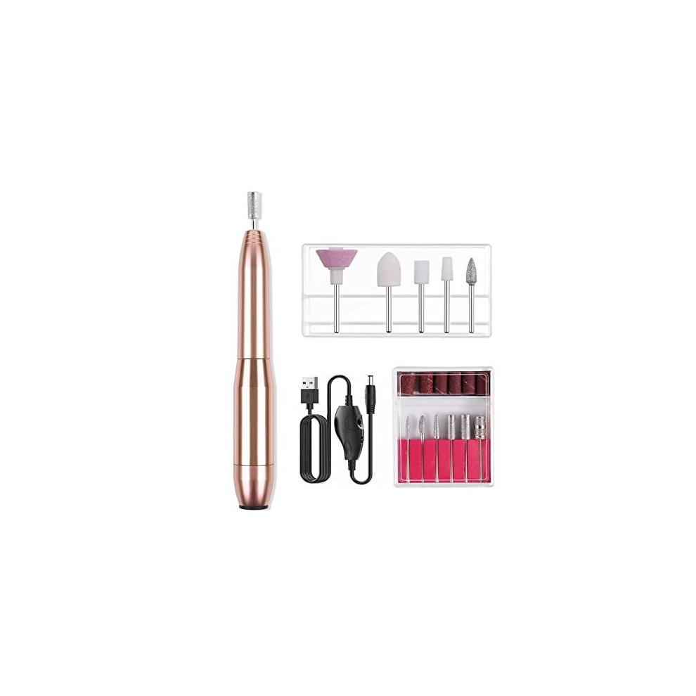 Electric Nail File Nail Art Machine 6 in 1 Portable Professional Nail Drill for Home Salon Level Manicure and Pedicure Suitable for Beginners DIY