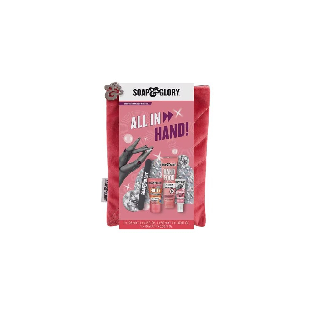 Soap And Glory Pink Soap & Glory It's All In Hand Gift Bag