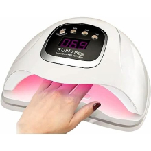 280W UV LED Gel Nail Lamp, Professional UV LED Light Dryer for Nails Gel Polish with 66 Beads, Fast Gel Nail Curing Light Auto Sensor 4 Timer Setting
