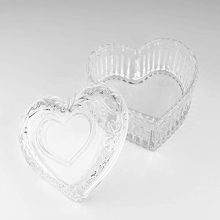Professional Acrylic Liquid Monomer Extra Large Dappen Dish + Lid Glass Crystal Bowl Nail Art Powder Cup (Filigree Heart, 150ml)