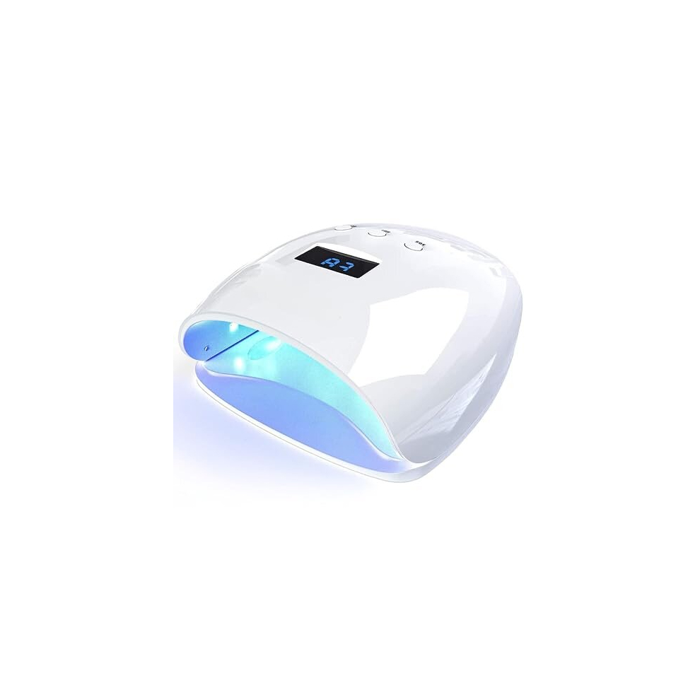 UV Nail Lamp, Quick-drying Nail Dryer Gel Polish Curing UV Light With 3 Timers, Automatic Sensor for Gels Polishes in Home and Salon