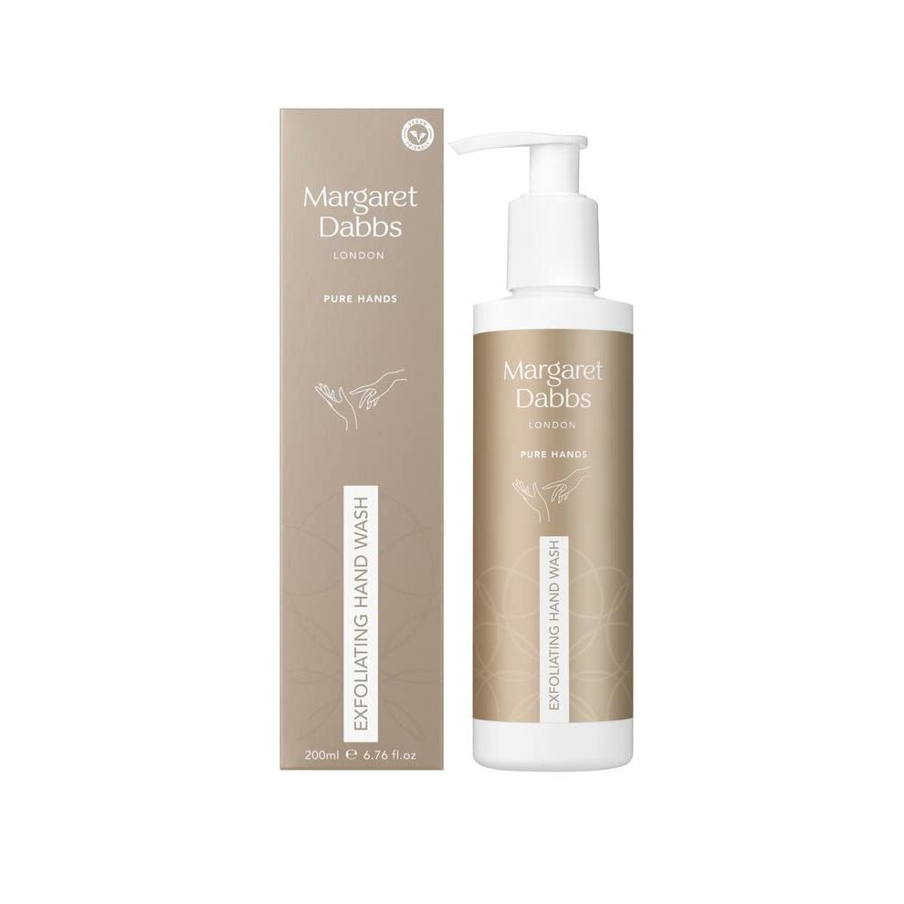Margaret Dabbs Pure Exfoliating Hand Wash To Gently Exfoliate And Nourish The Skin, Rose And Lemon Scented 200Ml