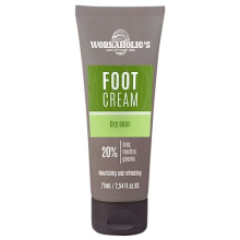WORKAHOLIC'S Premium 20% Urea Complex Food Cream with Glycerin, Almond Oil, Shea for Dry Cracked Feet, 75ml