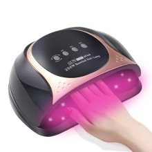 UV LED Nail Lamp, 256W LED UV Lamps for Gel Nails Curing with 4 Timer Settings, Auto Sensor UV Nail Dryer, Touch Screen Gel Nail Lamp, Professional