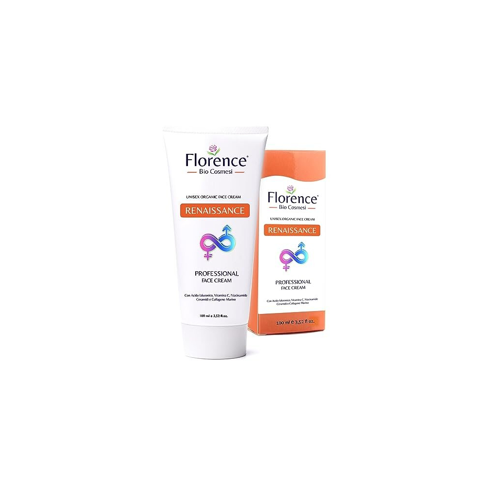 Organic Face Cream, Anti-Wrinkle, Anti Age, Facial Moisturiser with Hyaluronic Acid, Vitamin C, Niacinamide, Ceramides & Vitamin C for a Long Lasting