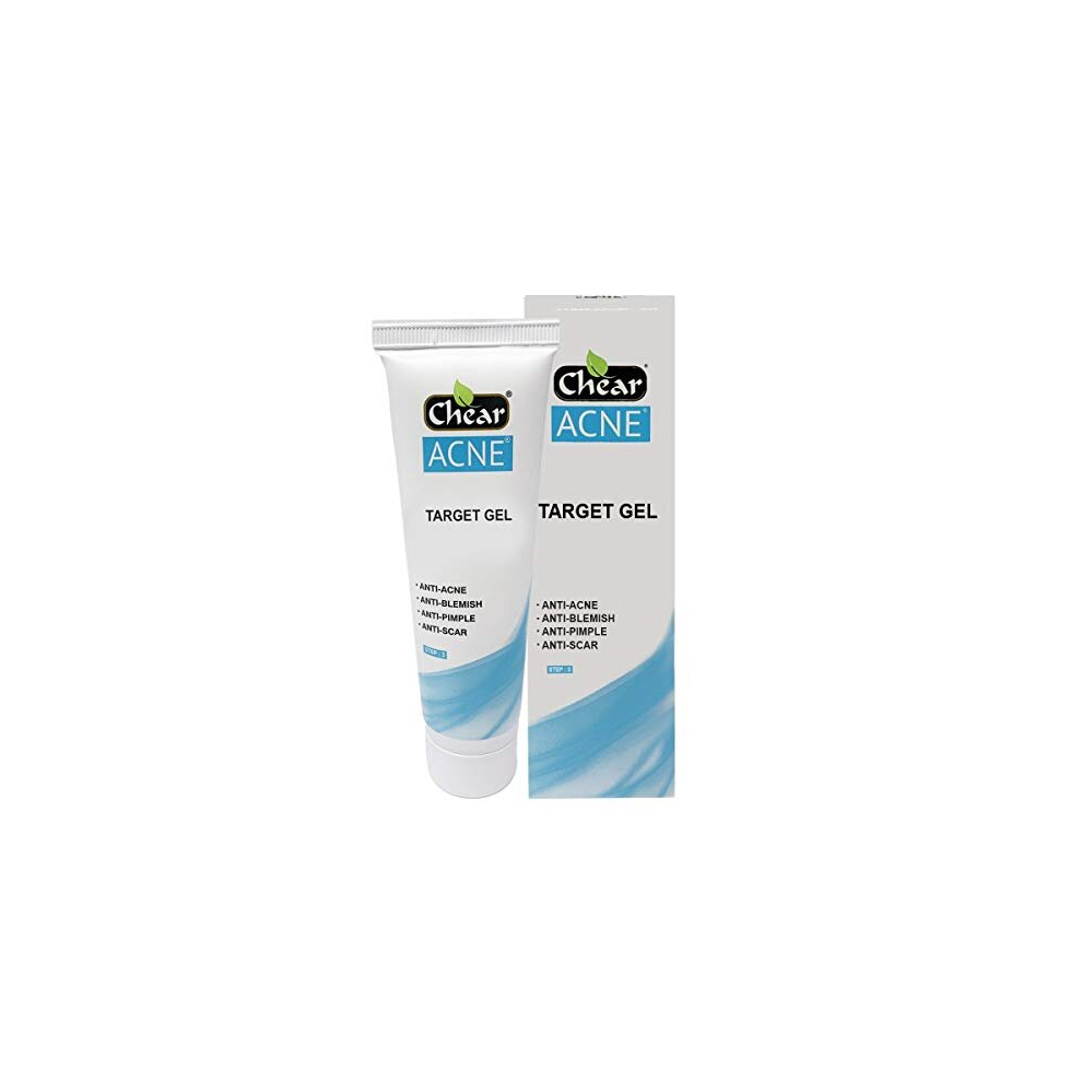 Chear Acne Target Gel 50G - With Salicylic Acid Blemish Spot Treatments Scar Removal Pimple For Adults And Teens