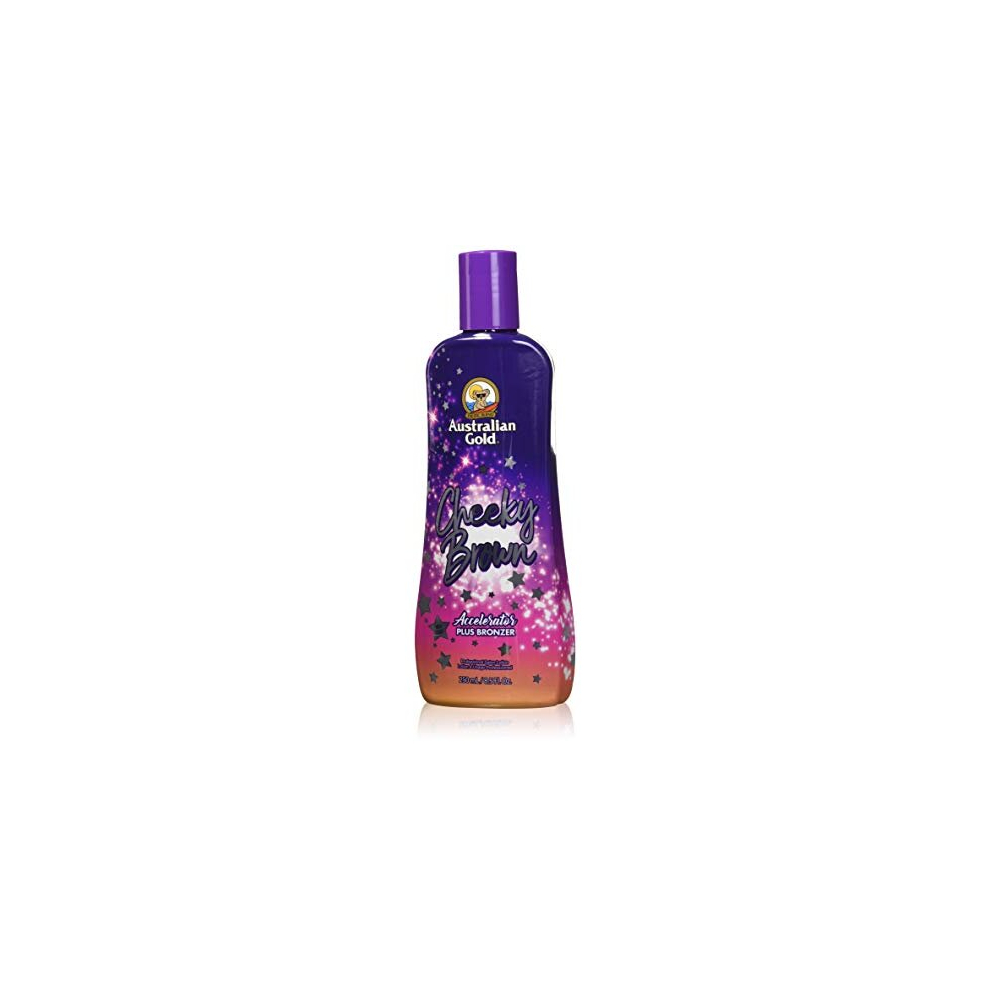 Cheeky Brown Tanning Lotion Australian Gold Dark Tanning Accelerator Plus Bronze 240 ml by Australian Gold