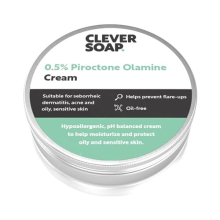 0.5% Piroctone Olamine Face & Body Cream - Helps Prevent Flare-Ups - Suitable For Seborrheic Dermatitis, Psoriasis, Acne & Oily, Sensitive Skin -