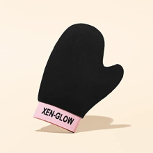 Xen- Glow Luxe Self Tanning Mitt Applicator - Fake Tan Mitt With Anti-slip Elastic Wrist And Thumb, Streakless Self Tan Mitt