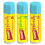 Carmex Watermelon, Berry & Pear Naturally Stick 3-Pieces Mixed Pack 1