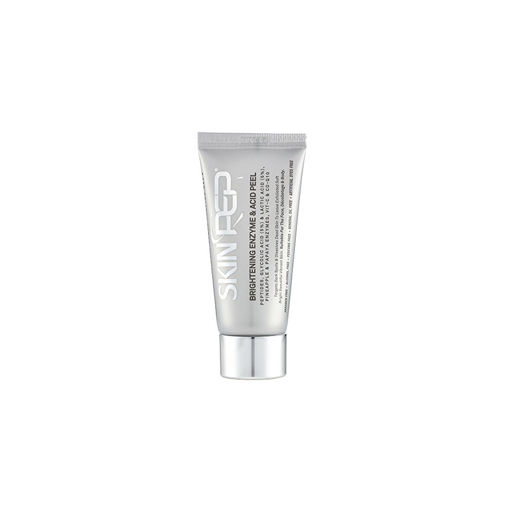 Skinpep Brightening Enzyme & Acid Peel - Beautiful And Vibrant Skin + Pineapple And Papaya Enzymes + Peptides + Glycolic Acid And Lactic Acid + Vitamin C
