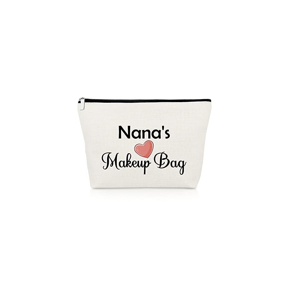 Grandma Gifts Makeup Bag Mothers Day Nana Birthday Gifts from Grandchildren Nana Gifts from Granddaughter Grandson Christmas Thanksgiving Present for