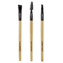 Truyu 3pce Eyebrow Brush Set – Includes a Definer Brow Brush, a Brow Detailer Brush and Eyebrow Spoolie To Neaten Brows. A Must Have For Your Makeup