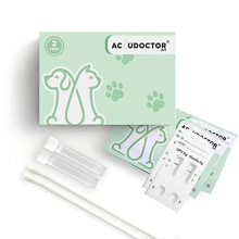 2 Test Accudoctor Canine Parvovirose Test CPV AG + Giardia AG Test for Dogs Canine Veterinary Health Giardiasis home test Quick Test Dog Parvovirose