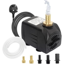Submersible Pump 2000L/H 25W, Dry Burning Protection, Ultra Quiet Design, 2.2 m High Lift, Fountain Pump for Hydroponics, Ponds, Aquariums,Garden &