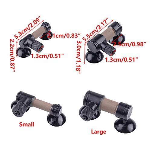 V-AP-022 Carbon Dioxide Diffuser CO2 Atomizerr Refiner for Aquarium Plants Fish Tank Brown-Large 1