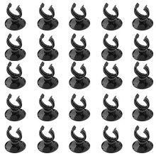 Soporte para ventosas de acuario, 25 unidades, para tubo de tanque de peces, soporte para calentador de tubería de aire, soporte para tubo de tubo de
