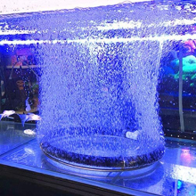 Aquarium Round Air Bubble Diffuser Ring Fish Pond Oxygenation Bubbler Aquarium Aerator Bubble Stone Aquarium Air Stone Disc Fish Tank Bubble Generator