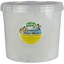 Filter Wool 5 Litre (Pack of 1), Synthetic Material That Is Ideal For Removing Waste Particles In Both Fish Tanks And Pond Filtration