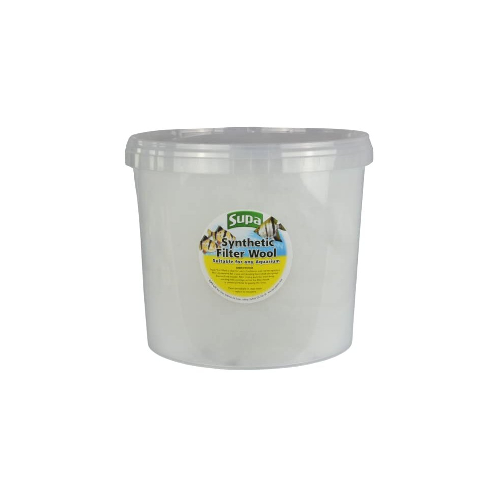 Filter Wool 5 Litre (Pack of 1), Synthetic Material That Is Ideal For Removing Waste Particles In Both Fish Tanks And Pond Filtration