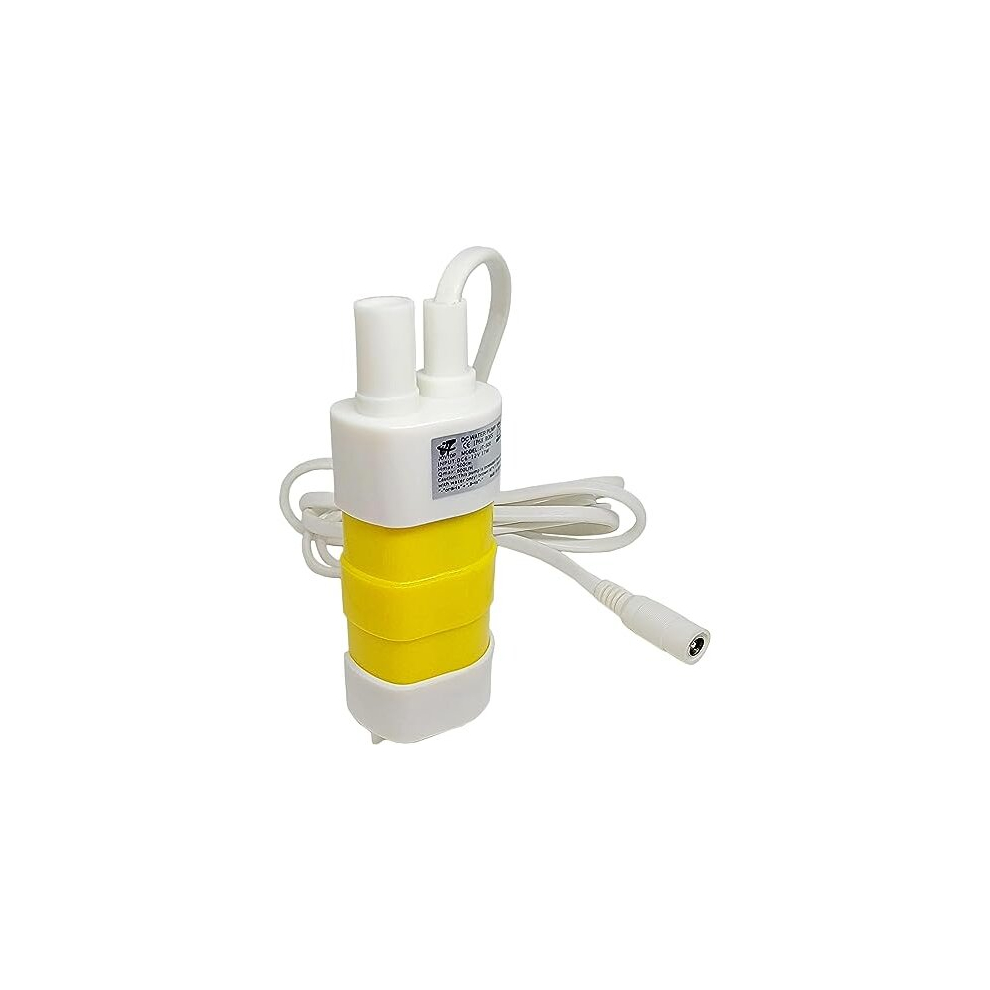 12V Submersible Water Pump, 5M Head 800L/H 14L/Min High Flow Pumps, 17W with 2.5m Cable 5.5x2.1 Female Micro Motor Water Pump for Motor Home, Pond,