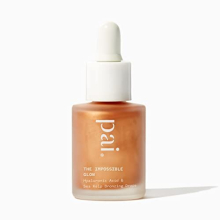 | THE IMPOSSIBLE GLOW, Glow Drops Serum with Hyaluronic Acid, Certified Organic, Vegan, Cruelty Free - Bronze (0.3 fl oz | 10ml)