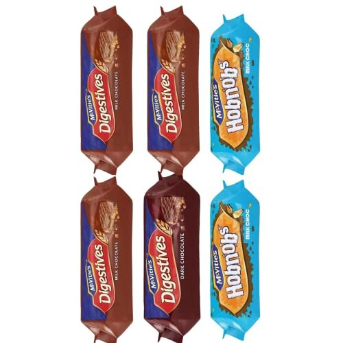 Biscuits Multipacks Assortment of McVitie's Milk, Dark & Hobnobs