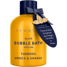 Nutritious Bubble Bath - Luxury Long Lasting Natural Bubble Foaming - Turmeric Orange Arnica Essential Oil - Skin Healing Moisturizing Relaxing &
