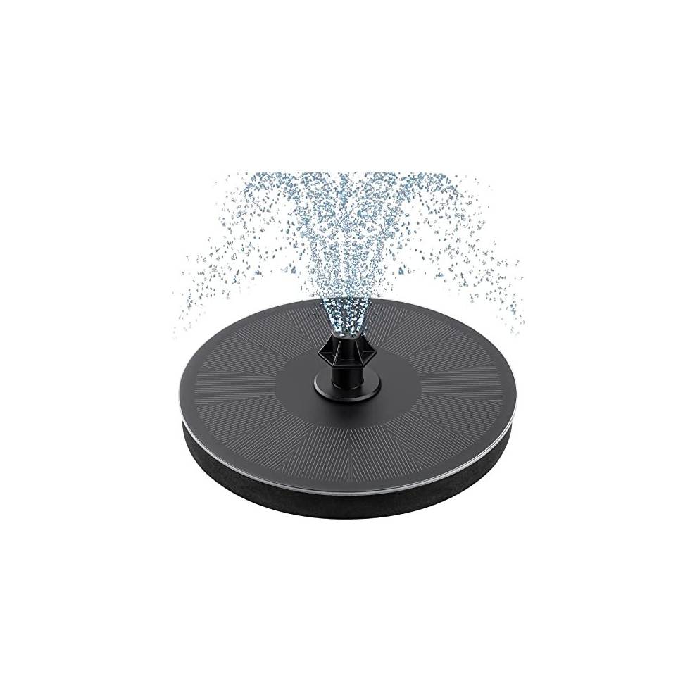 Solar Bird Bath Fountain Pump, Upgrade 2.2W Solar Fountain with 4 Nozzle, Free Standing Floating Solar Powered Water Fountain Pump for Bird Bath,