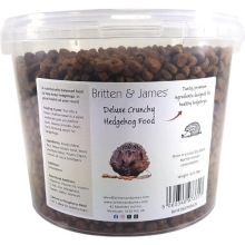 Deluxe Crunchy Dry Hedgehog Food (1.5kg). A Healthy Nutritious Tasty Dinner for Hedgehogs in a Resealable Tub