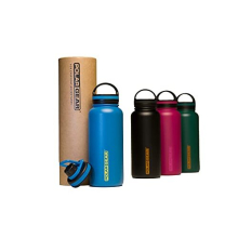 Hydra Surge Stainless Steel Reusable Water Bottle by Polar Gear - 1 Litre, Vacuum Insulated, Double Wall, Leakproof Flask - 2 Lids - 12H Hot, 24H Cold