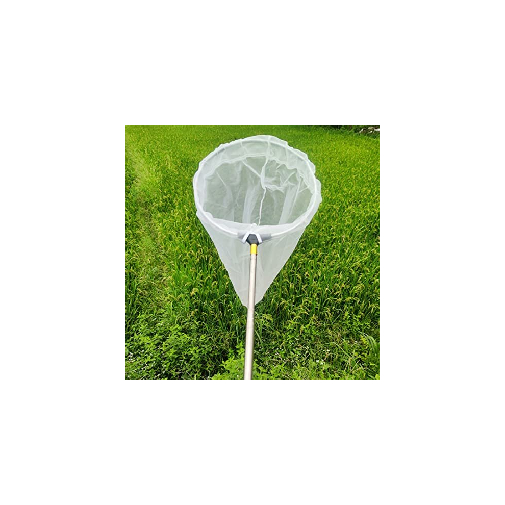 Telescopic Insect and Butterfly Net Catching Insects Bugs Fishing Nets, Stainless Steel Handle Extends from 15 Inches to 59 Inches