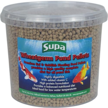 Wheatgerm Pond Fish Food Pellets 1.50Kg, Rich in Easily Digestible Wheatgerm, Suitable for Goldfish, Koi and all Cold-water Fish, Ideal Food for