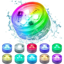 Waterproof Submersible LED Lighting: Remote Control RGB Lights, Suitable for Garden Ponds, Aquariums, Swimming Pools, Outdoor Camping, Parties, SPAs,
