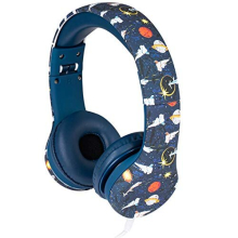 Play+ Kids Headphones with Volume Limiting for Toddlers (Boys/Girls) - Space