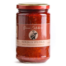 NDUJA di Spilinga - Spicy Spreadable Italian Sausage (280g - 9.88 oz) | Italian Artisan Food Gourmet Delicatessen | Made in Italy by Donna Calabria