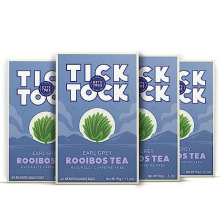 Earl Grey Rooibos Tea | Caffeine-Free Tea | Pack of 4 x 40 Tea Bags (160 Teabags) | Naturally Sweet Herbal Tea | Biodegradable | Rooibos Tea UK |