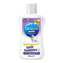 Junior Sweet Dreamz Bath Bubbles 300ml, with sleep enhancing technology for babies and children with dry, sensitive and eczema-prone skin