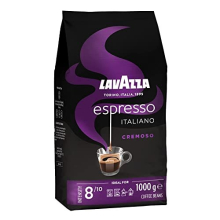 Lavazza, Espresso Italiano Cremoso, Arabica and Robusta coffee beans,  1 pack of 1 kg