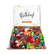 Happy Birthday Random Pick & Mix 1kg Hamper Gift Box - Sweetie Tooth