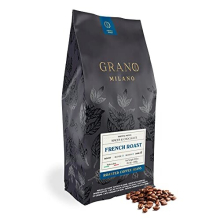 Coffee Beans 1kg French Roast 100% Robusta, Dark Roast Intensity 5/5 Extra Strong Coffee, Made in Italy